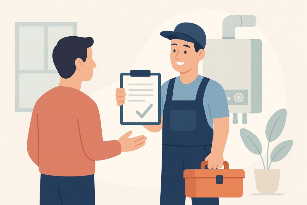 how to get a boiler quote chesterfield